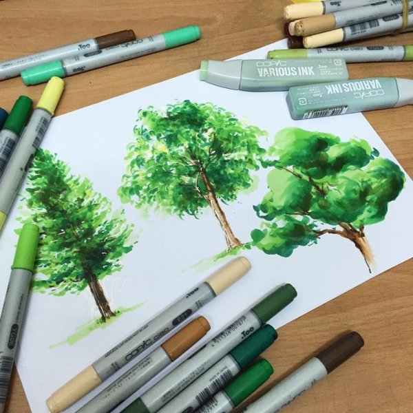 Маркеры для рисования