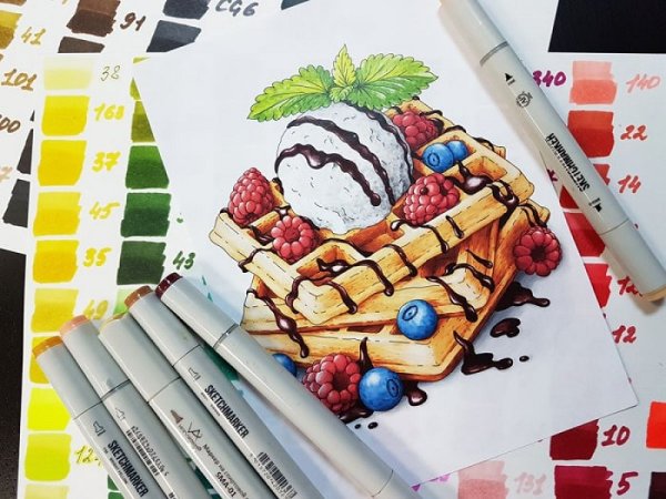 Маркеры для скетчинг