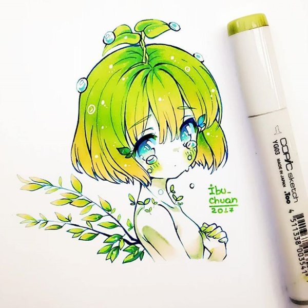 Аниме маркерами