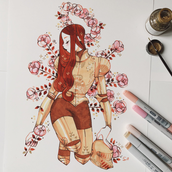 Художник Sibylline Meynet солнце