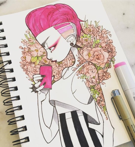 Арты для скетчбука легкие