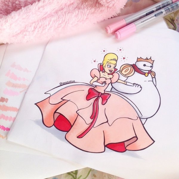 Беймакс Дисней принцессы