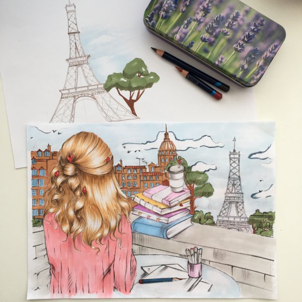 Скетчбук Париж