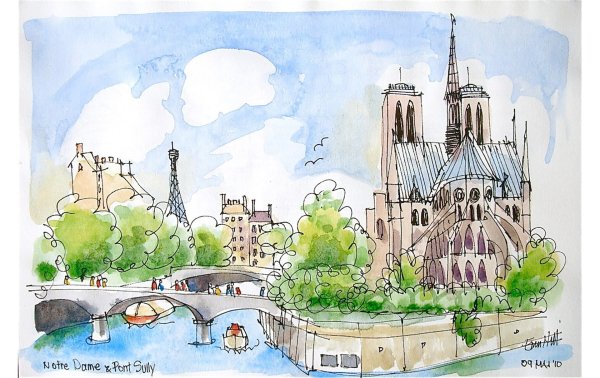 Тревел скетч Париж