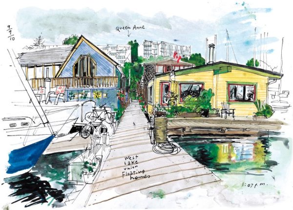 Город скетч для презентации