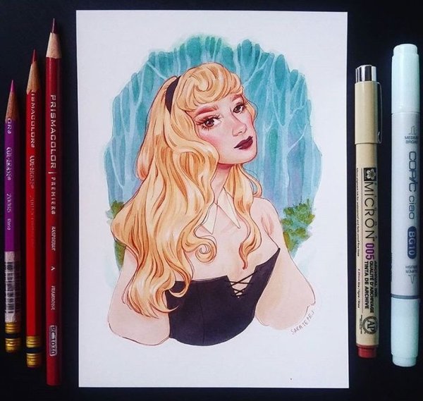 Рисунки для срисовки маркерами