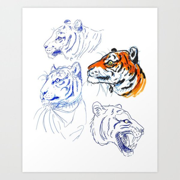 Керби Розанес геометрические звери