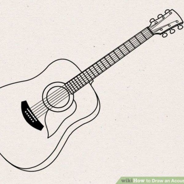 Гитара рисунок
