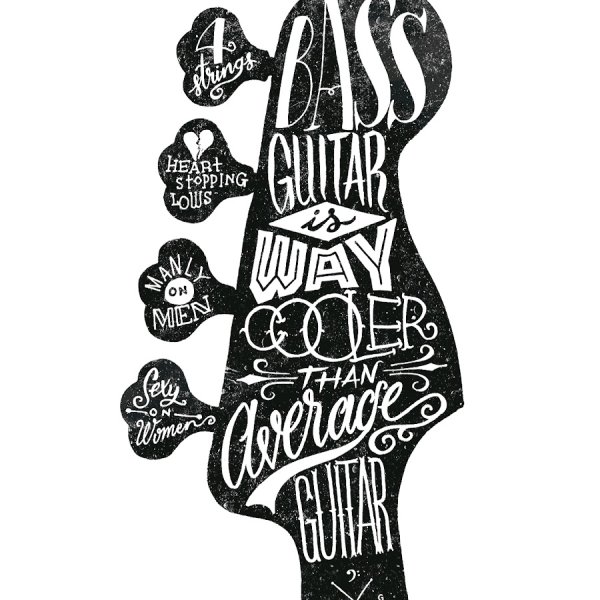 Гриф гитары эскиз