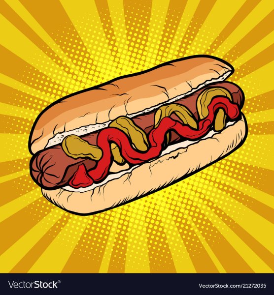 Хот дог скетч