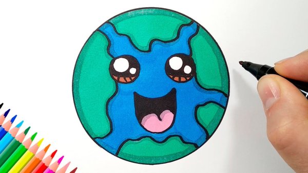 Рисунки для срисовки фломастерами