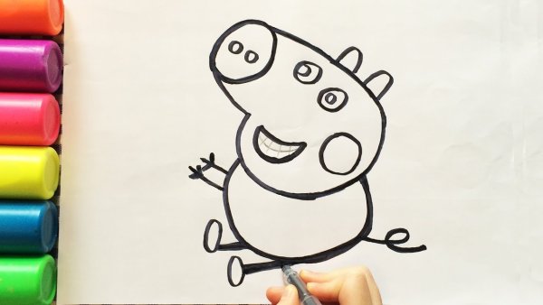 Рисунки маркерами для детей