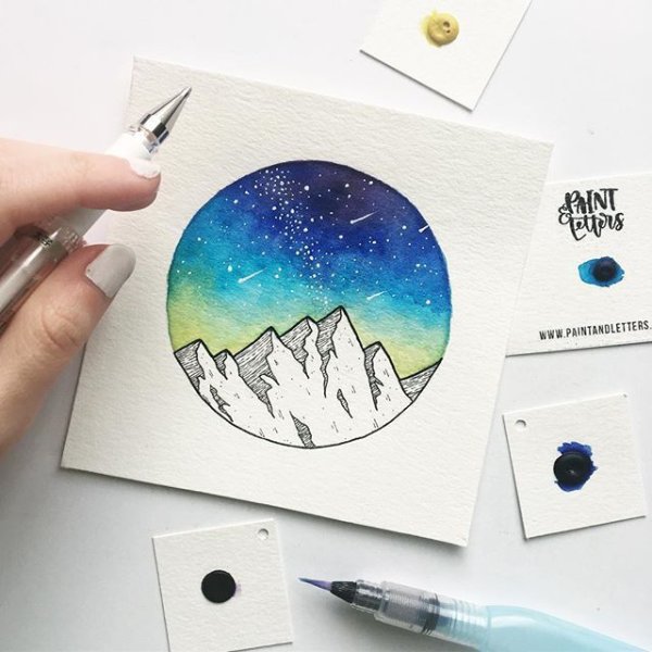 Рисунки для скетчбука геометрические