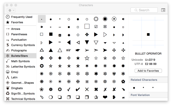 Маркер списка