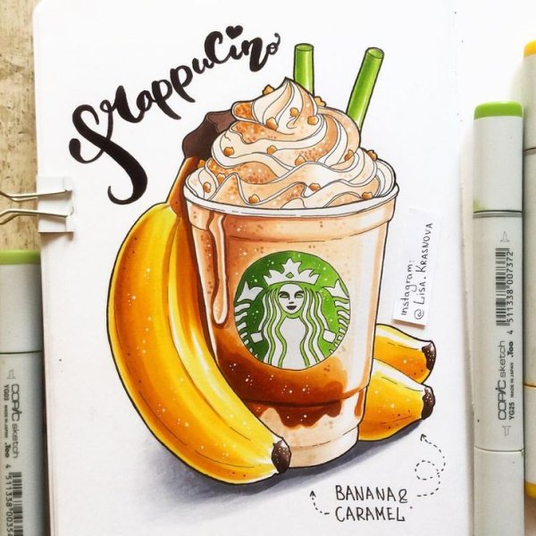 Рисунки маркерами для начинающих