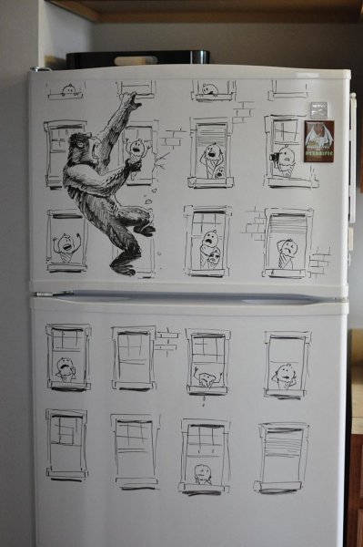 Холодильник рисунок