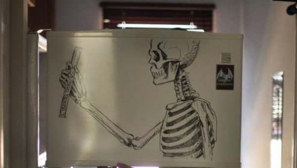 Трафареты на холодильник