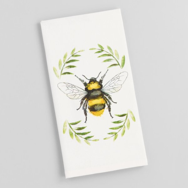 Пчела акварель