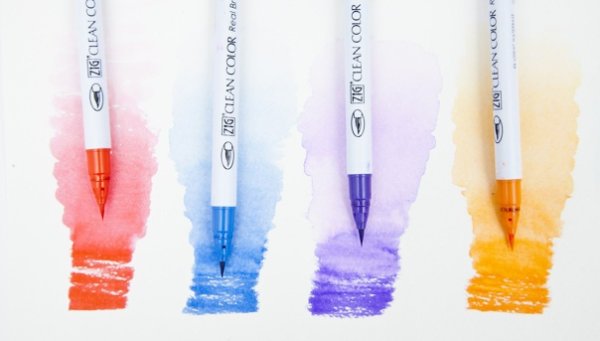 Акварельные маркеры для скетчинга