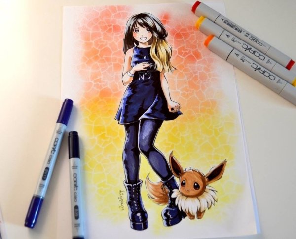 Арт маркерами