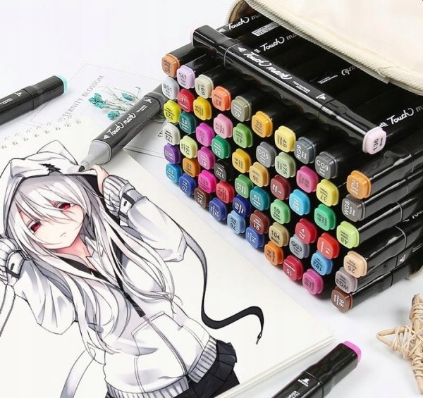 Уроки рисования маркерами