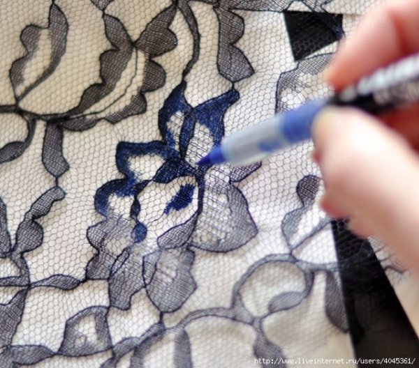 Пятна от маркера на одежде