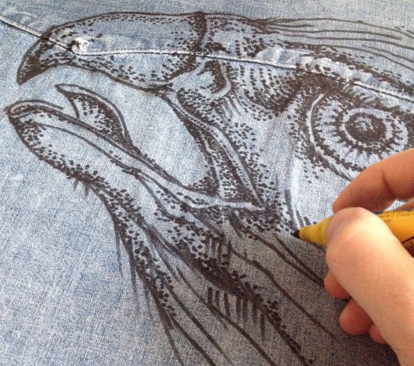 Футболки Расписанные акрилом