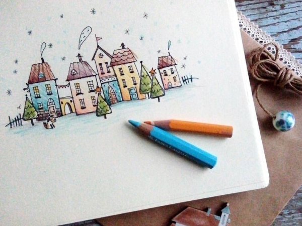 Идеи для рисования дома