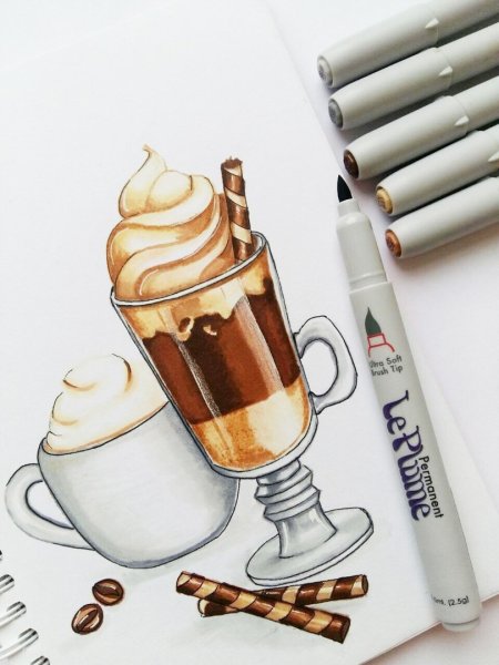 Рисунки маркерами