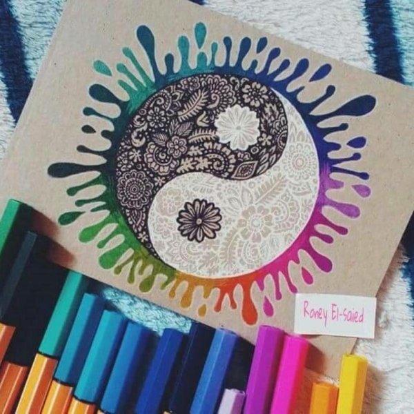 Рисунки фломастерами