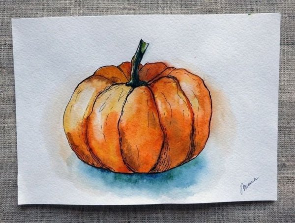 Скетчинг для начинающих фрукты