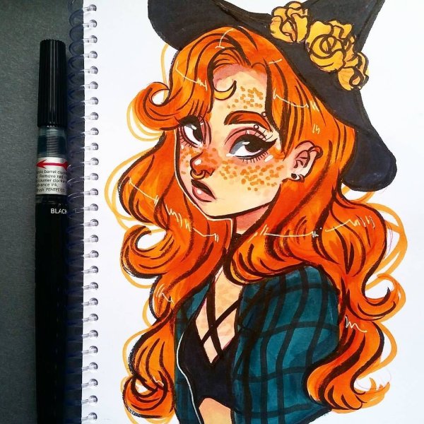 Стили рисования фломастерами