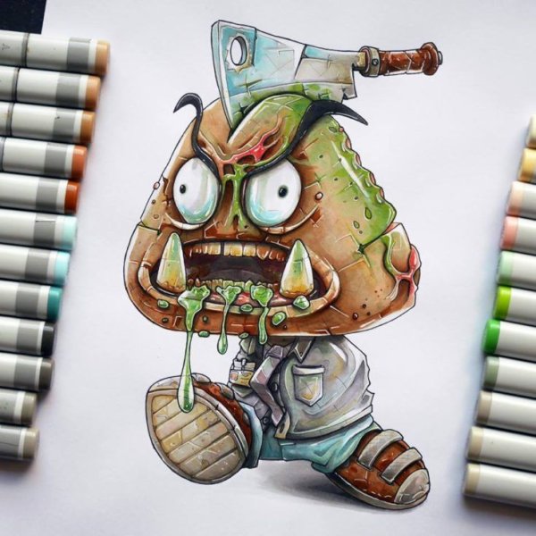 Марио эскиз