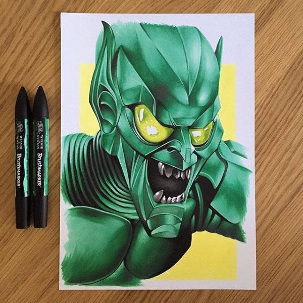 Зеленый Гоблин тату