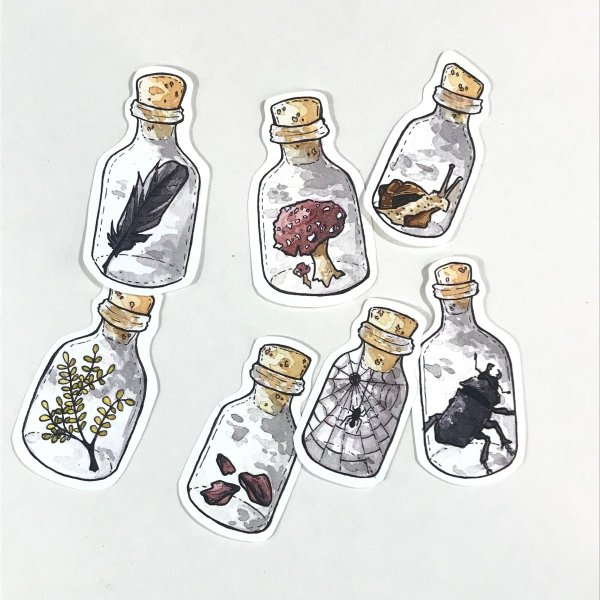 Баночки для Зельев для травниц