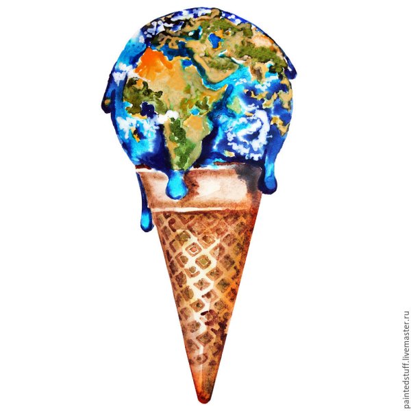 Планета в виде мороженого