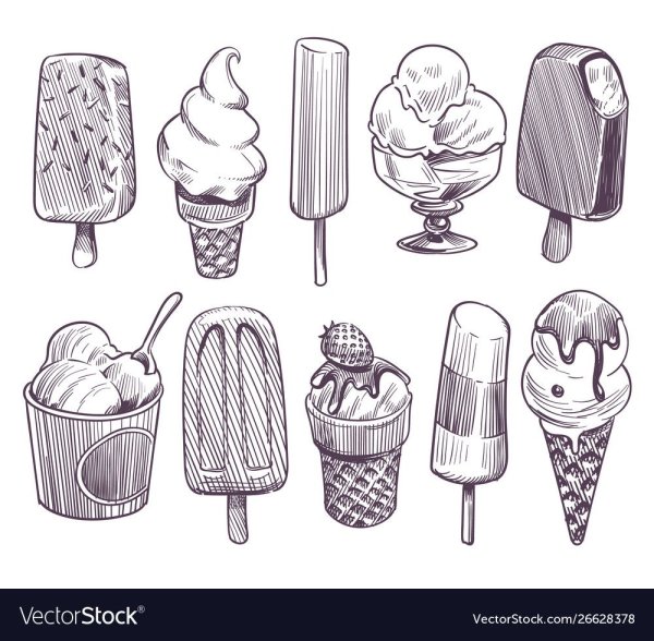 Мороженое в графике