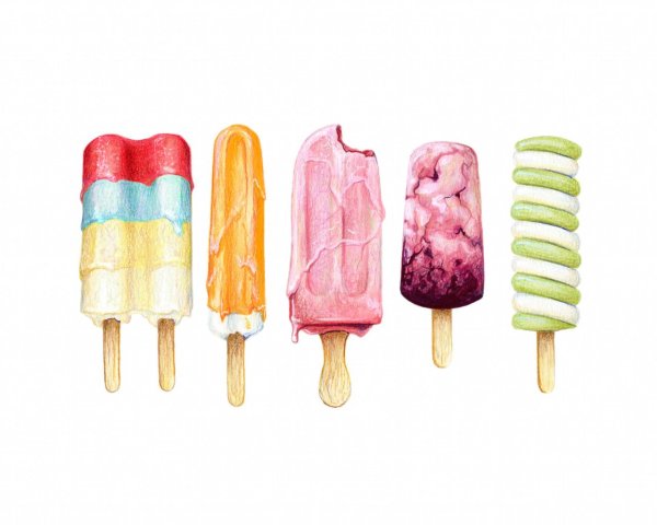 Мороженое стилизованное