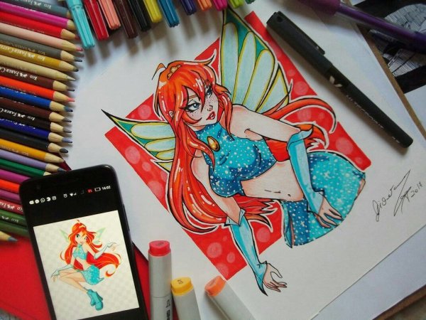 Винкс фломастеры