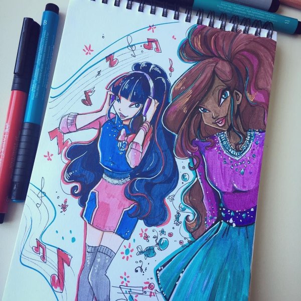 Sketchbook Винкс