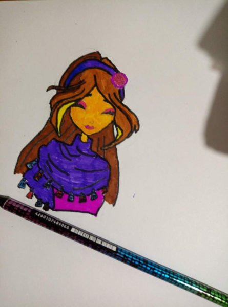 Рисунки Винкс фломастерами