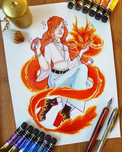 Рисунки Винкс в скетчбуке