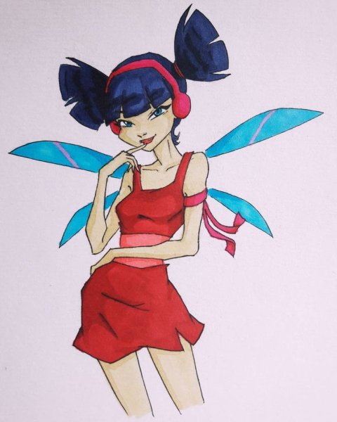 Нарисовать Винкс Муза