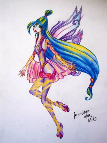 Винкс маркерами