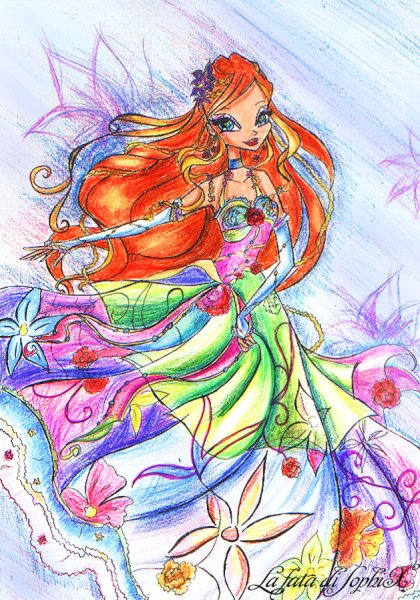 Винкс рисунки цветные