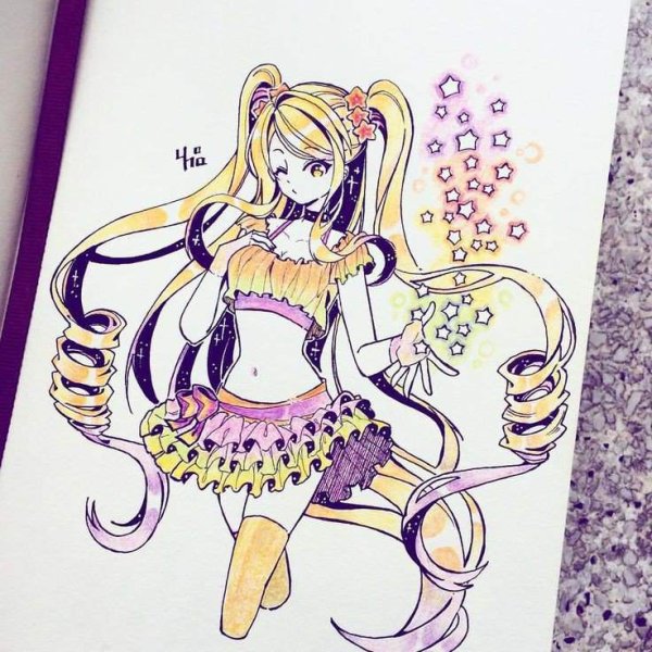 Винкс скетч маркерами