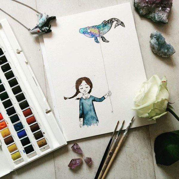 Алёна Швец рисунок карандашом