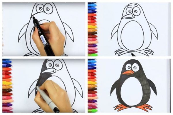 Как нарисовать пингвина легко
