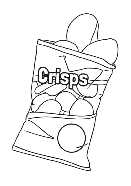 Чипсы рисунок