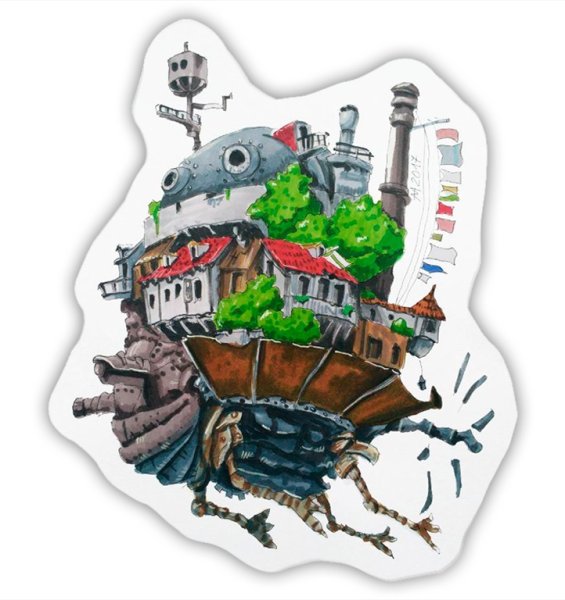 Ходячий дом Миядзаки